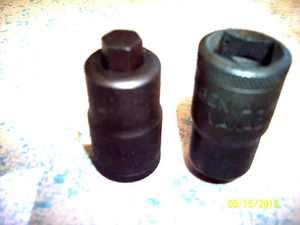  ( 2 ) HABEN 5/16"X 1/2" DRIVE, HEAVY DUTY HEX IMPACT SOCKETS .5.2. - Bild 1 von 1