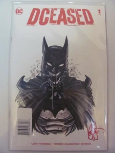 DCeased #1 DC 2019 Series Dynamic Forces Exclusive Batman Sketch Variant COA - Imagen 1 de 3