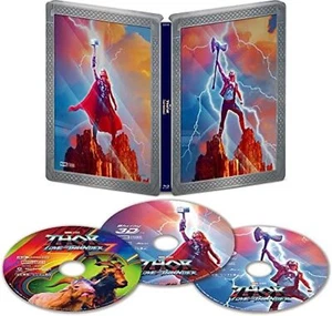 Amazon limitedTHOR LOVE AND THUNDER MovieNEX Steelbook F/S w/Tracking# Japan New - Picture 1 of 3
