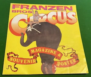 Programm Zirkus und Poster - FRANZEN BROS CIRCUS - 1989 - Bild 1 von 5