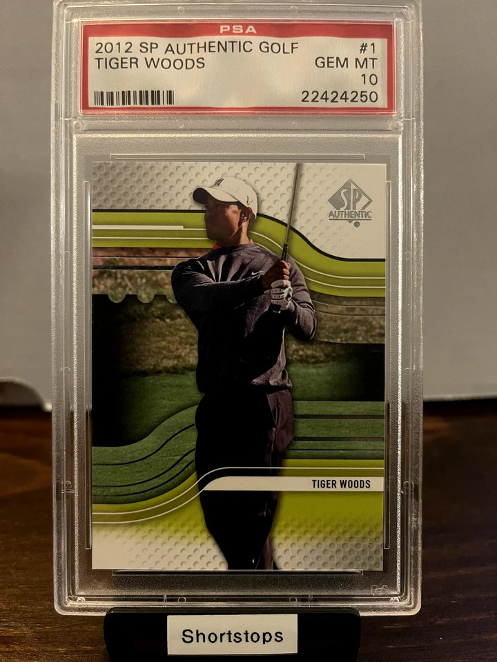 2012 SP Authentic Golf - Tiger Woods - #1 - PSA 10 Gem MT! HOF! - Image 1 of 1