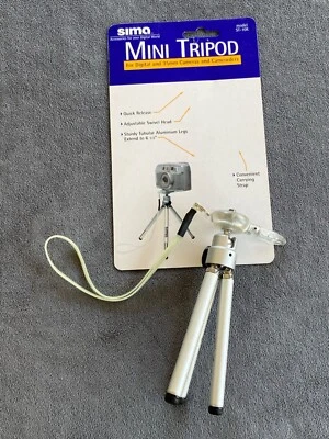 Sima Mini Tripod for digital cameras & camcorders NEW (open box), model ST-10K - Image 1 of 4