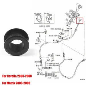 1 Pc Automatic Transmision Shift Shifter Cable Bushing For Corolla 2003-2008 - Picture 1 of 7