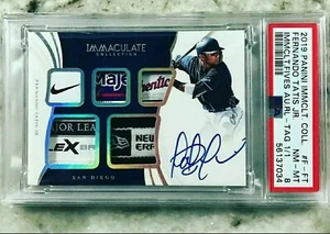 Fernando Tatis Jr Rookie 1/1 2019 Panini Immaculate Collection RPA PSA