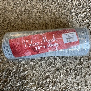 Value Mesh 10”x10yds Silver - Picture 1 of 2