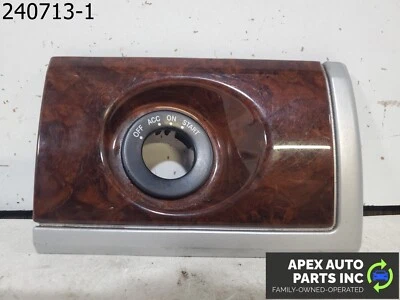 OEM 2009 Chrysler Town & Country 3.8L Dash Ignition Key Cylinder Trim Ring Bezel Foto 1 de 4