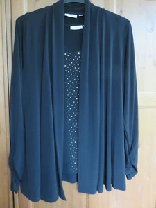 Susan Graver QVC Women's Twin Set Top Evening Occasion - Picture 1 of 5