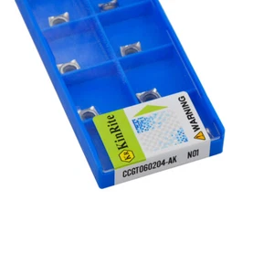 CCGT060204-AK N01 CCGT21.51-AK N01 carbide inserts 10pcs(1box） - Picture 1 of 3