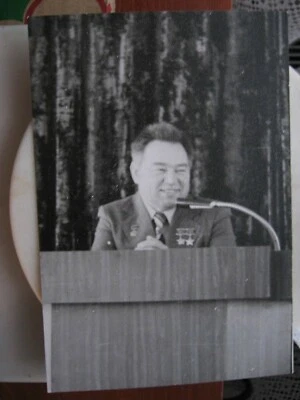 Vintage photo of cosmonaut,twice Hero of the USSR George Grechko,in  city Berdsk - Image 1 of 3