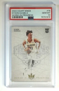 2022-23 Panini Court Kings Works In Progress Dyson Daniels GEMA MT 10 PSA POP1 - Imagen 1 de 3