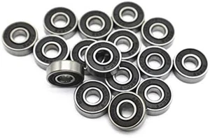 Longboard Skateboard 608 ABEC-7 Bearings High-Speed Low-Friction Pre-Lubricated - Picture 1 of 12