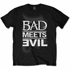 Eminem Slim Shady Bad Meets Evil Logo Official Tee T-Shirt Mens