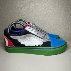 Vans Mujer Old Skool Marvel Vengadores Ala Escudo Zapatos de Patín Capitán América 9 - Imagen 1 de 9