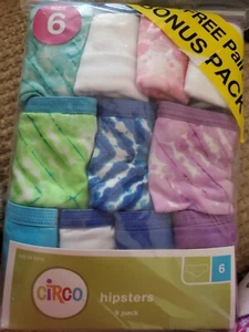 11 Pk Circo Hipster Girlshorts Panties Sz 6, Cotton NIP Girl's underwear New - Picture 1 of 4