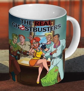 The Real Ghostbusters 90s Cover - Ceramic Tea / Coffee - Mug Cup - Picture 1 of 1