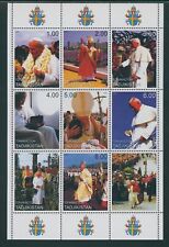 Tadżykistan OS #4 MNH ARKUSZ 9 papież Jan Paweł II $$