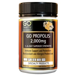 Go Healthy GO Propolis 2000mg 180 Capsules - Picture 1 of 1