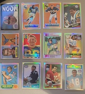 2001 TOPPS ARCHIVES RESERVE FOOTBALL REPRINT REFRACTORS YOU PICK SET BUILDER