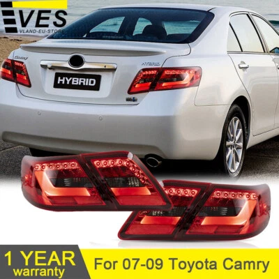 VLAND LED DRL Tail Lights For 2007-2009 Toyota Camry CE SE XLE Sedan Left+Right - Imagem 1 de 4