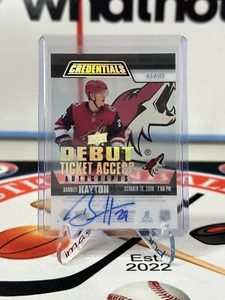 19-20 UD Credentials Barrett Hayton Acetate Debut Ticket Auto #RTAABH 15/25 - Picture 1 of 2