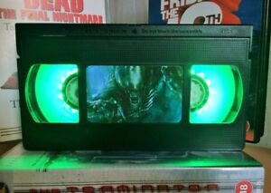 Alien Predator Night Light, Horror, Desk Lamp, Movie, VHS, Gift, Office, Present