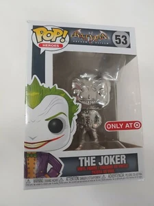 Funko POP! Heroes - The Joker (Chrome Silver) Vinyl Figure #53 (Only at Target) - Picture 1 of 4