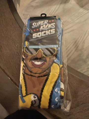 Pro Wrestling Crate Exclusive Koko B. Ware Super Kick Socks WWF WWE Cover
