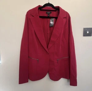 Torrid Lightweight Red Blazer (XXL/16) - Picture 1 of 7