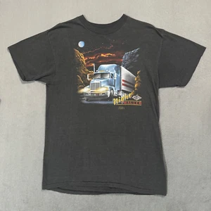 Truck Stop Texas Washington 3D Emblem Vtg Single Stitch Hauler T Shirt XL USA - Picture 1 of 17