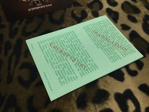 569.00.6U NO COSC ROLEX TRANSLATION BOOKLET SUBMARINER 14060 AIR-KING 14000… - Foto 1 di 8