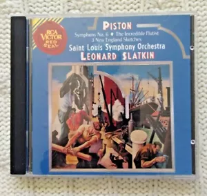 PISTON: SYMPHONY NO. 6 - SAINT LOUIS SYMPHONY ORCHESTRA (CD) LIKE NEW-FREE POST - Picture 1 of 2
