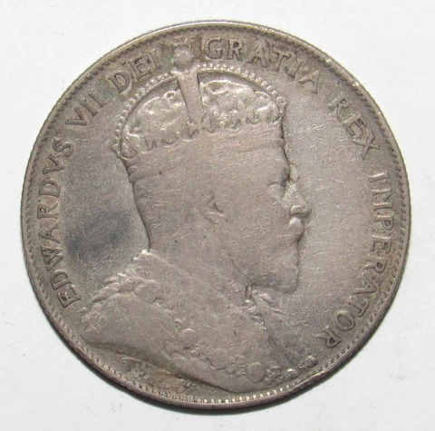 Canada 1906 50 Cents KM#12 FINE (L28) Cover
