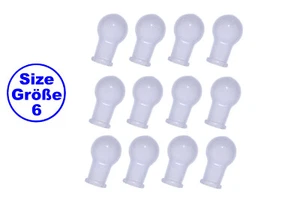 12 pz. Aspirapolvere in silicone per adulti taglia 6 - n. ASS 6 - Foto 1 di 1
