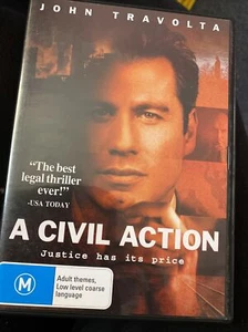 A Civil Action DVD John Travolta Region 4 #U - Picture 1 of 2