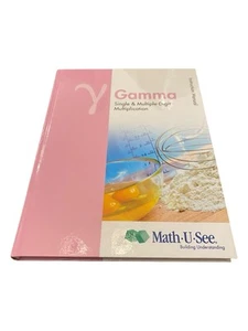 MATH-U-SEE GAMMA INSTRUCTION MANUAL~Homeschool Math~HB~NEW - Imagen 1 de 1