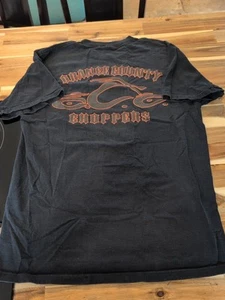 Camisa De Colección Orange County Choppers Para Hombre L Negra Motocicleta - Imagen 1 de 5