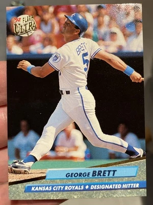 1992 Fleer Ultra George Brett #68 Kansas City Royals HOF — 第 1/2 张图片