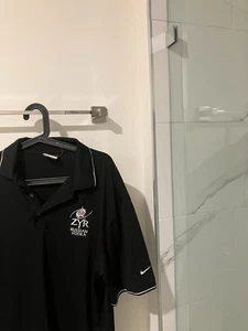 Nike Polo Golf Zyr Russian Vodka schwarz Shirt Herren Erwachsene Large - Bild 1 von 1