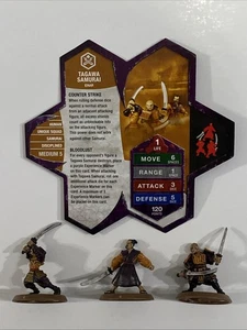 Heroscape Tagawa Samurai Heroscape Figuren & Karte Zanafor’s Discovery - Bild 1 von 2