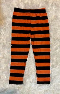 Orange and Black Stripes Legging - Picture 1 of 1