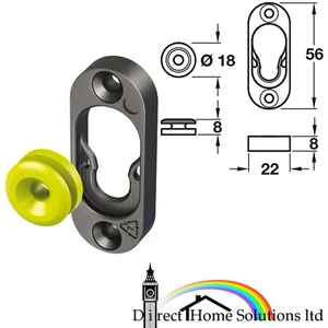 10 x Button-Fix Connecting Fittings Complete Set Type 1 Flush Glass Filled Nylon - Picture 1 of 1