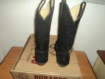 Durango ladies 000RD220 6.5  M Black  Suede Brand new with box — 第 1/4 张图片