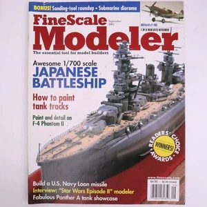 Fine Scale Modeler Magazine 1/700 Scale Japanese Battleship September 2002 - Bild 1 von 2