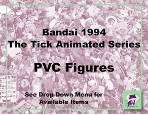 Bandai 1994 Vintage The Tick Animated Series 2" PVC Figures-Choose! - Picture 1 of 7