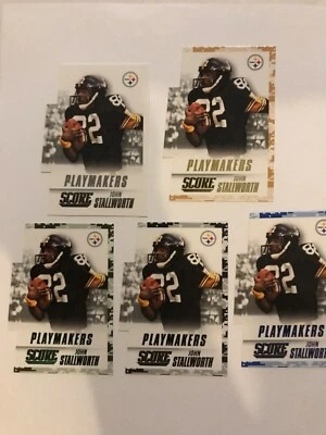 (5) JOHN STALLWORTH #14  : 2015 Score Playmakers Desert Camo, Black, Blue, Green - Image 1 of 4