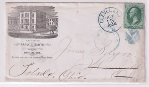 Cleveland O 1870's Illust Cover Pard B Smith Sheriff to Toledo Ohio (b277) - Picture 1 of 1