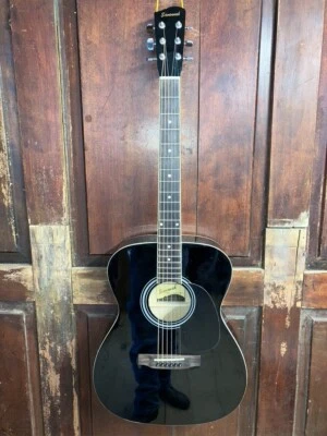 Savannah SGO-12-BK оркестр размер стальные струны акустическая гитара 000 черный - Изображение 1 из 4