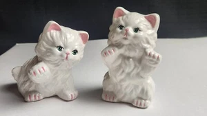 VINTAGE WEISSE PERSERKATZE FIGUREN TAIWAN VINTAGE 5" groß Set / 2 - Bild 1 von 5