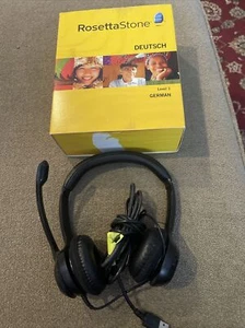 Rosetta Stone German Deutsch Version 43Level 1 With Headphones (CT) - Picture 1 of 7