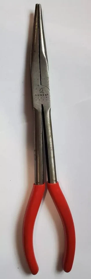 Alicate de nariz Sunex 3604 11" longo alcance com agulha dobrada - Imagem 1 de 1